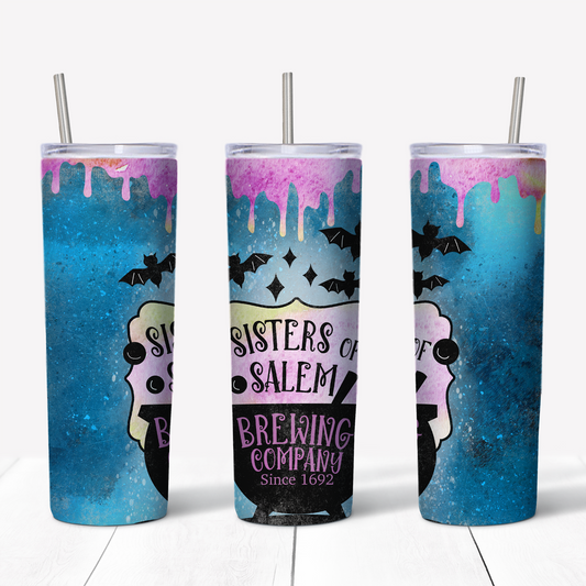 Sisters of Salem Brewing Company 20oz Sublimated Metal Tumbler