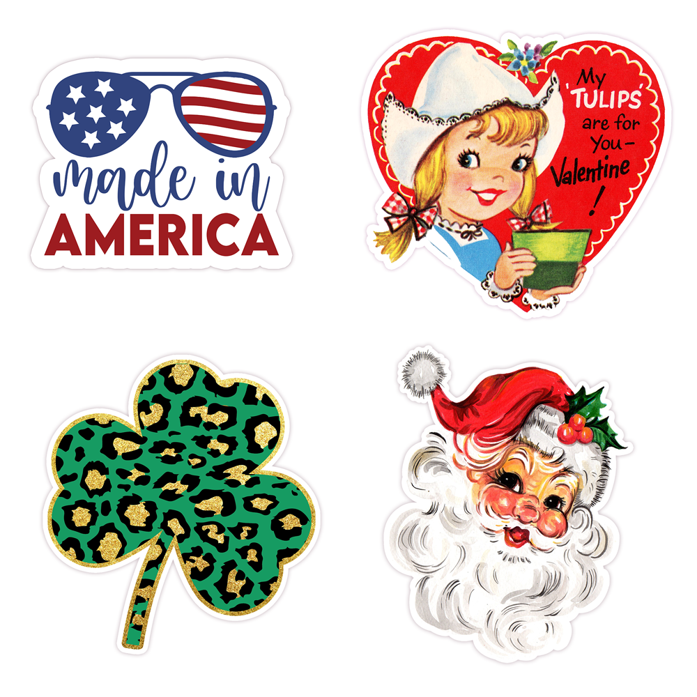 Holiday Die Cut Stickers