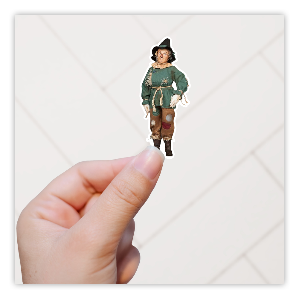 Wizard Of Oz Scarecrow Die Cut Sticker (1002)