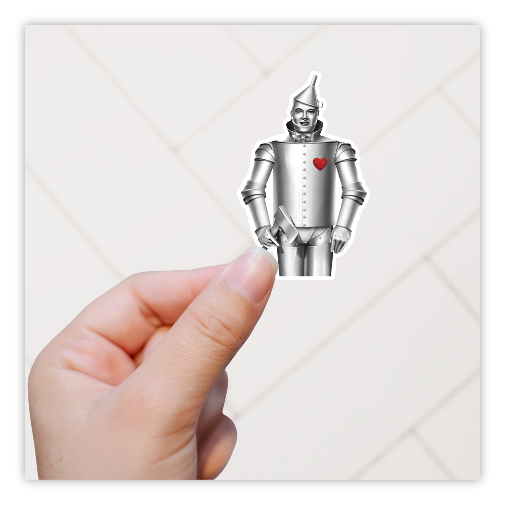 Wizard Of Oz Tin Man Die Cut Sticker (1003)