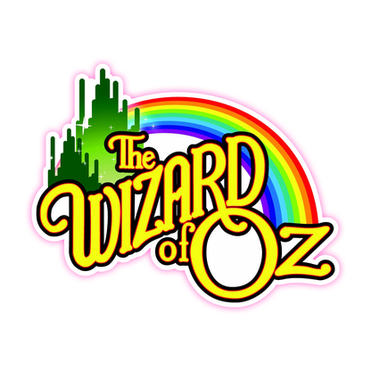 Wizard Of Oz Die Cut Sticker (1005)