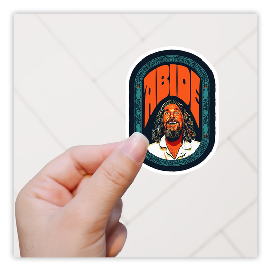 The Big Lebowski Abide Die Cut Sticker (100)