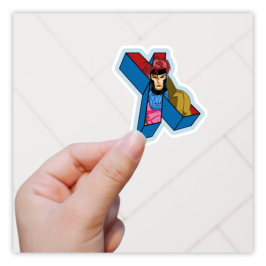 Gambit X-Men The Animated Series Die Cut Sticker (1015)