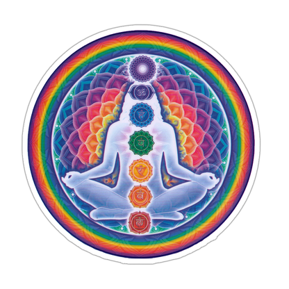 Chakra Body Alignment Die Cut Sticker (1016)