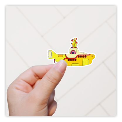 The Beatles Yellow Submarine Die Cut-plakker (1018)