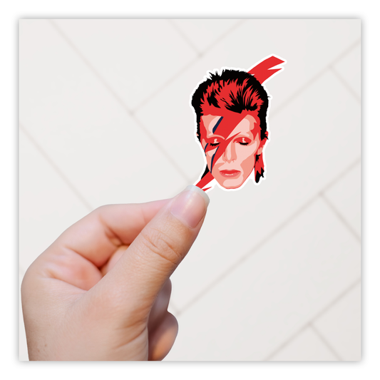 Ziggy Stardust David Bowie Die Cut Sticker