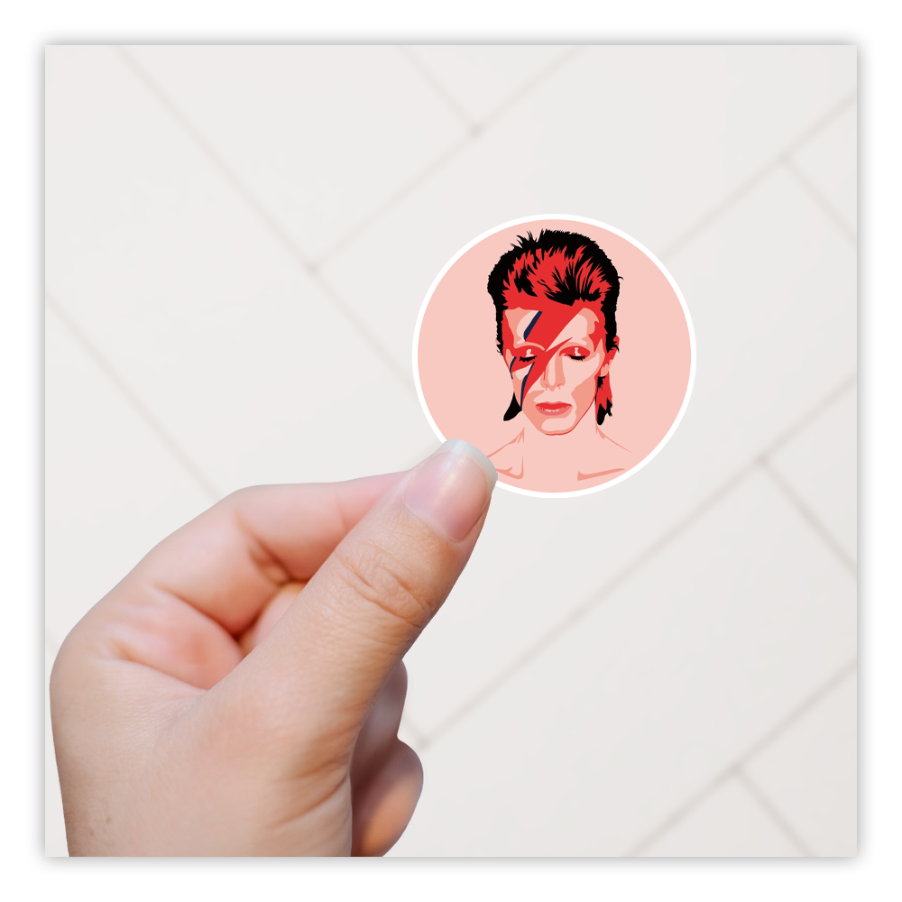 Ziggy Stardust David Bowie Die Cut Sticker (1027)