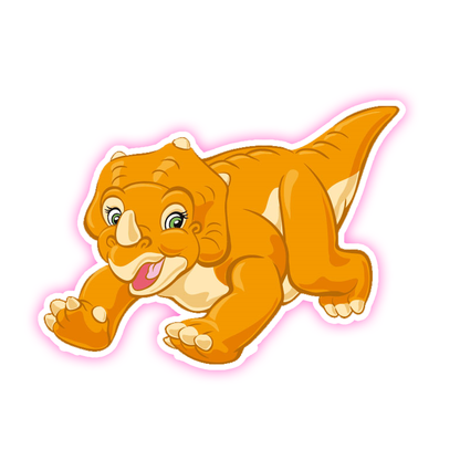 The Land Before Time Cera Die Cut Sticker (1044)