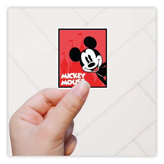 Mickey Mouse Poster Die Cut Sticker (1045)