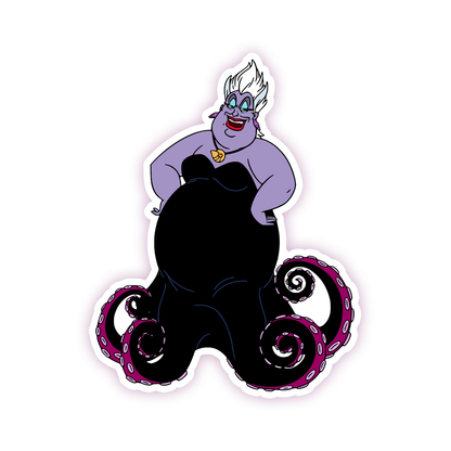 Disney's Little Mermaid Ursula Die Cut Sticker (1054)