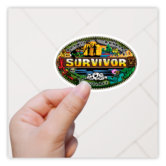 Survivor Outwit Outplay Outlast Die Cut Sticker (1061)