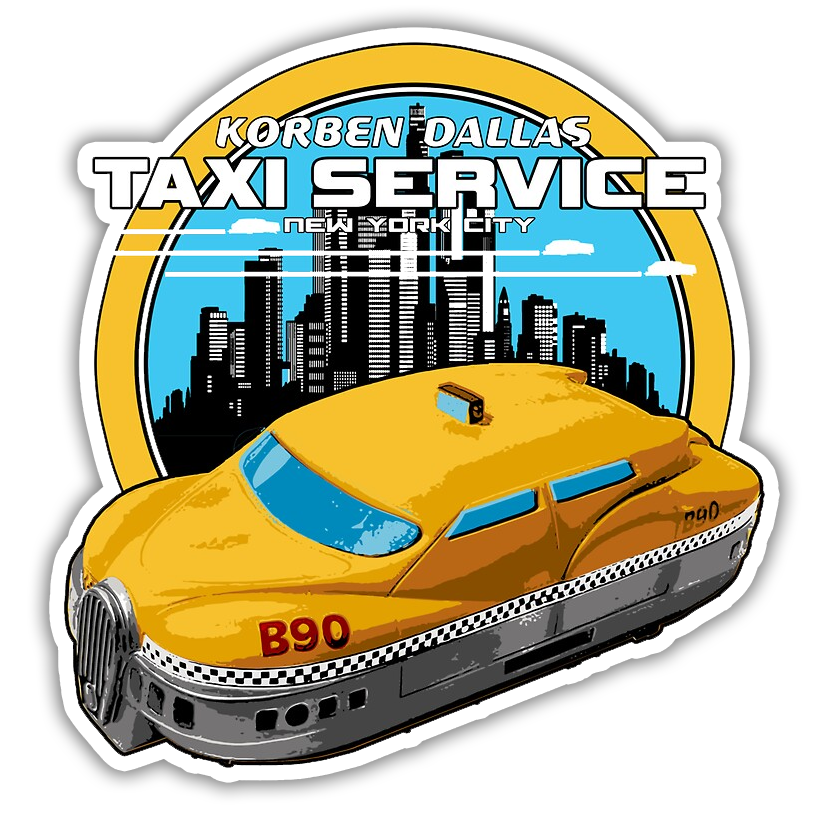 Vyfde element Korbin Dallas Taxi Service Gesny plakker (1091)