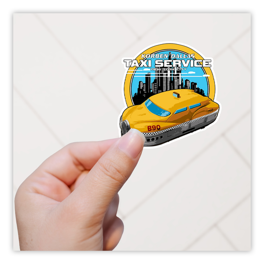 Fifth Element Korbin Dallas Taxi Service Die Cut Sticker (1091)