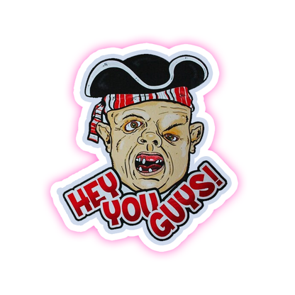 The Goonies Sloth Hey You Guys Die Cut Sticker (1098)