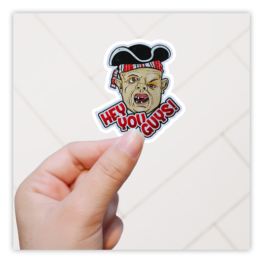 The Goonies Sloth Hey You Guys Die Cut Sticker (1098)