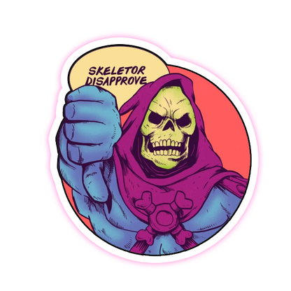 Skeletor Disapproves Die Cut Sticker (1109)