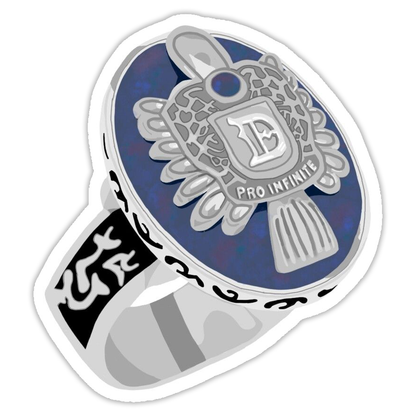 Vampire Diaries Salvatore Ring Die Cut Sticker (1113)