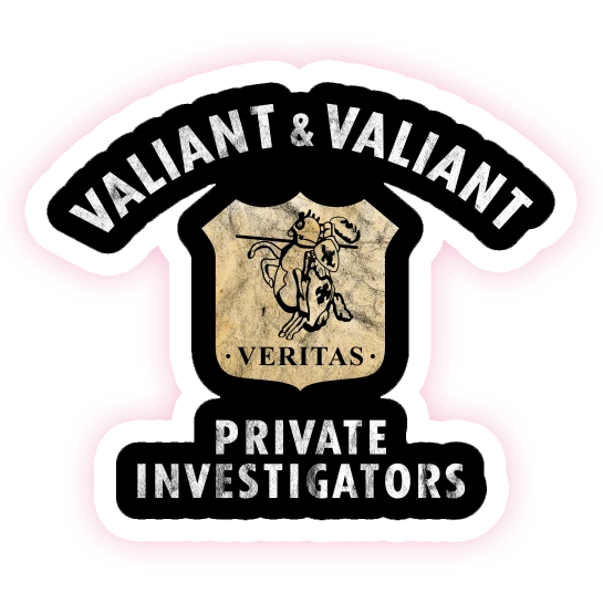 Who Framed Roger Rabbit Valiant & Valiant Die Cut Sticker (1120)