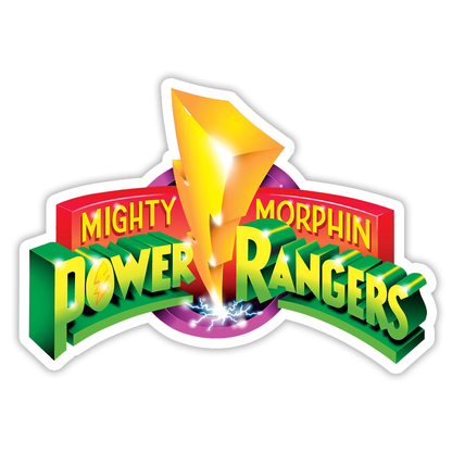 Mighty Morphin Power Rangers Die Cut Sticker (1121)