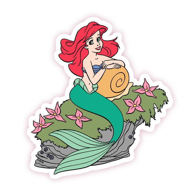 Disney Little Mermaid Ariel Die Cut Sticker