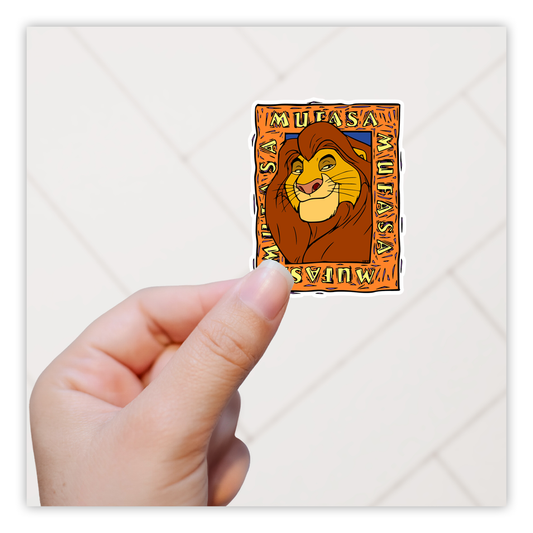 Lion King Mufasa Die Cut Sticker (1129)