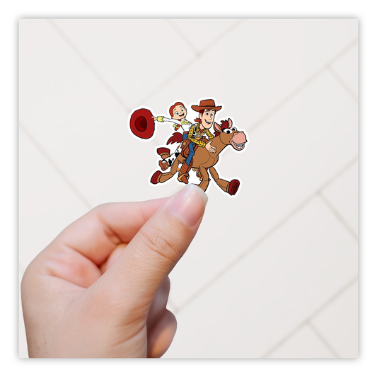 Disney Pixar Toy Story Woody Jessie Bullseye Die Cut Sticker (1138)