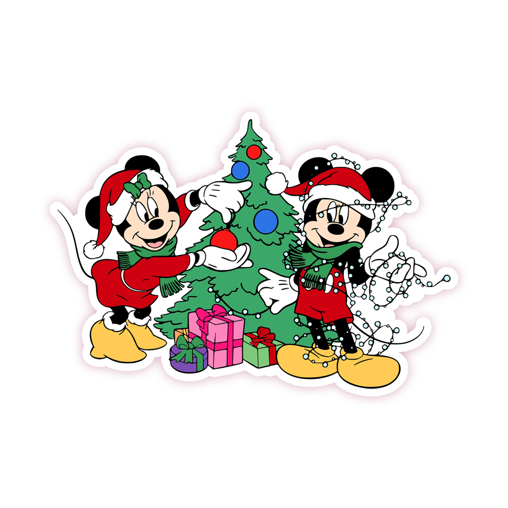 Mickey Mouse & Pals Christmas Die Cut Sticker (1139)
