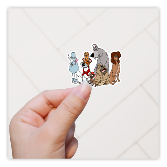 Disney's Oliver Dogs Die Cut Sticker