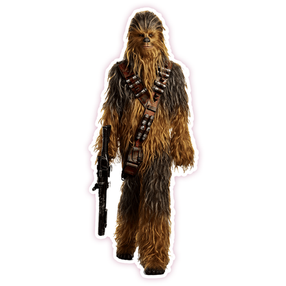 Star Wars Chewy Chewbacca Wookie Die Cut Sticker (1157)