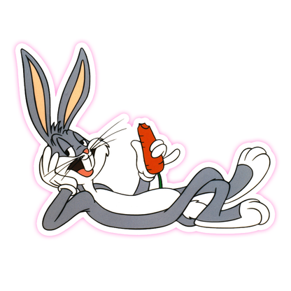 Bugs Bunny Looney Tunes Die Cut Sticker (1162)