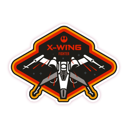 Star Wars X-Wing Fighter Die Cut Sticker (1172)