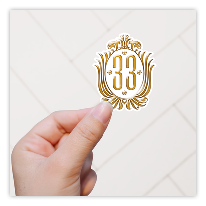 Club 33 Logo Die Cut Sticker (1218)