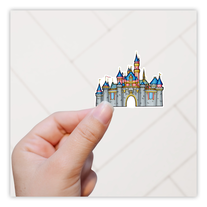 Sleeping Beauty Castle Disneyland Die Cut Sticker (1259)