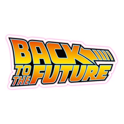 Back To The Future Die Cut Sticker (126)