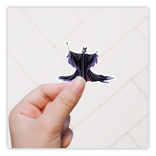 Maleficent Sleeping Beauty Die Cut Sticker