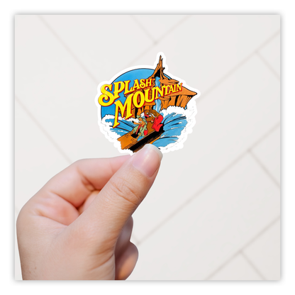 Splash Mountain Die Cut-plakker (1283)