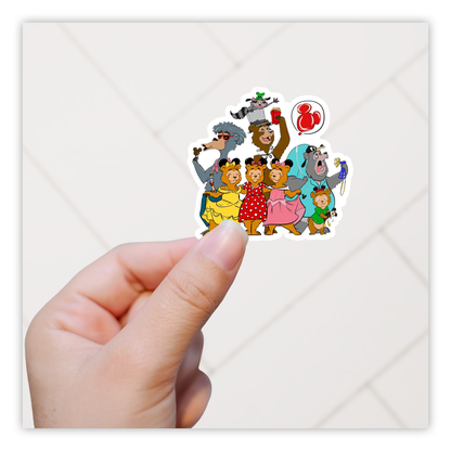 Bear Country Jamboree Die Cut Sticker (1284)