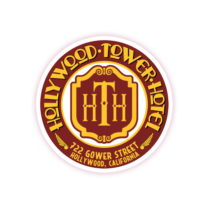 Hollywood Tower Hotel HTH Tower of Terror Die Cut Sticker (1285)