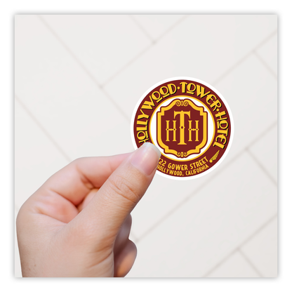 Hollywood Tower Hotel HTH Tower of Terror Die Cut Sticker (1285)