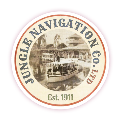 Jungle Cruise Jungle Navigation Co Die Cut-plakker (1286)