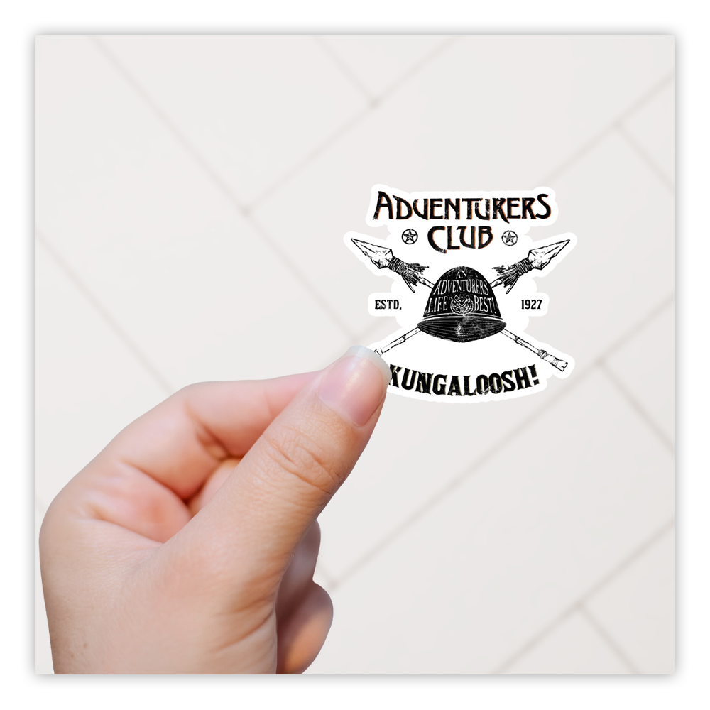 Jungle Cruise Adventure's Club Kungaloosh Die Cut Sticker (1287)