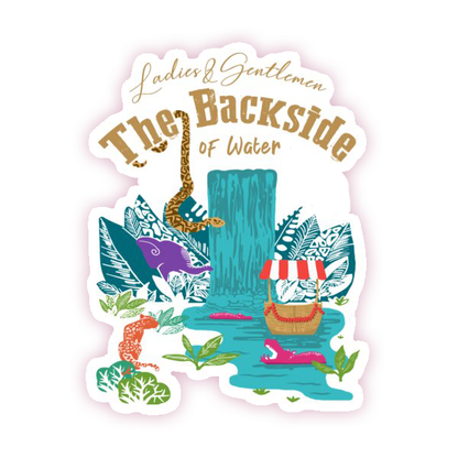 Jungle Cruise Back Side Of Water Die Cut Sticker (1289)