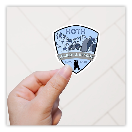 Star Wars Hoth Echo Base Die Cut Sticker (1294)