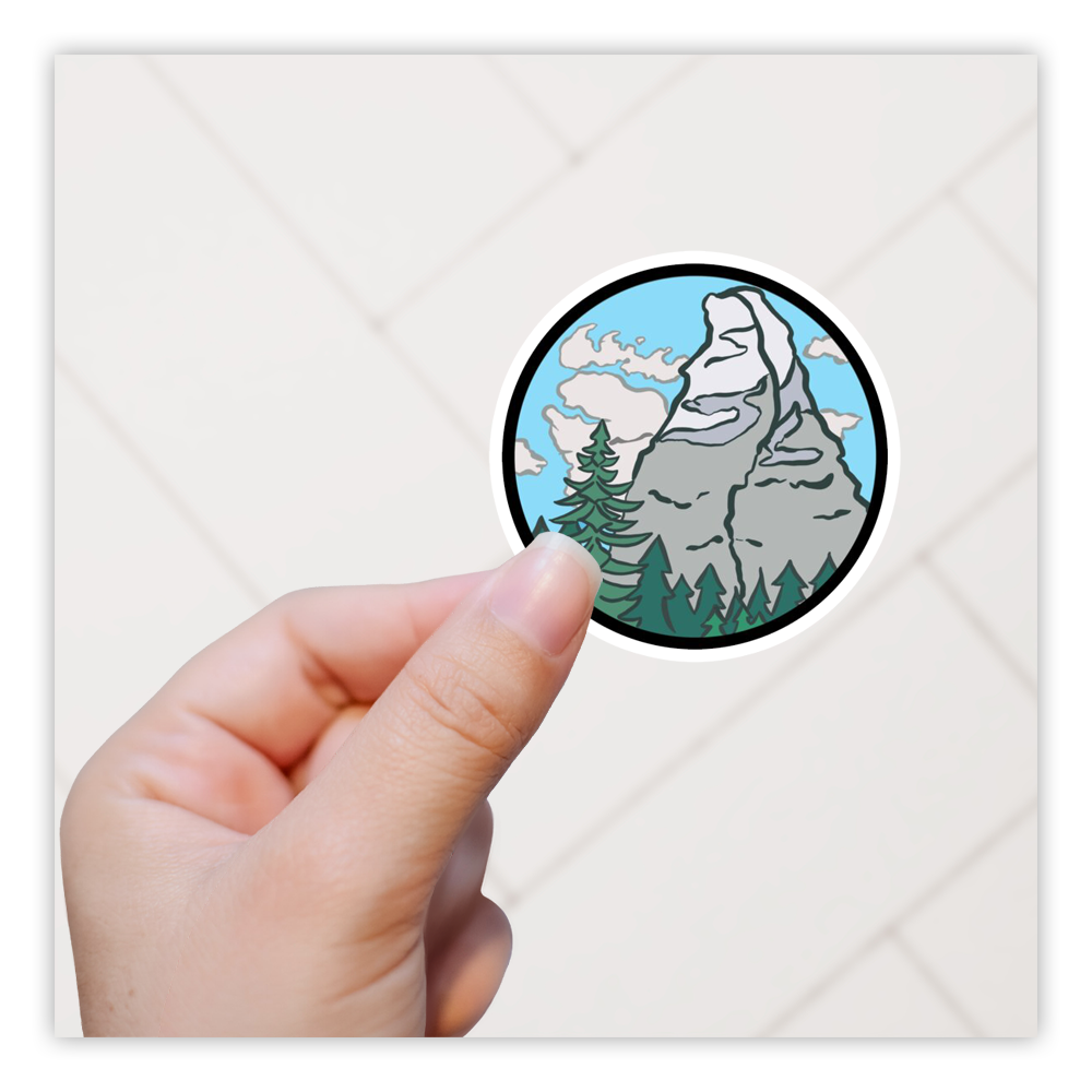 Matterhorn Mountain Die Cut Sticker (1295)