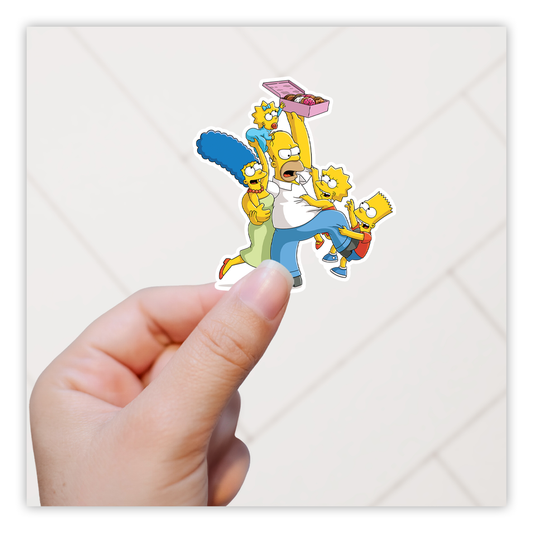 The Simpsons Donuts Die Cut Sticker (1300)