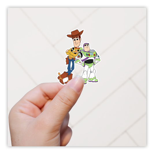 Disney Pixar Toy Story Woody Buzz Lightyear Die Cut Sticker (130)
