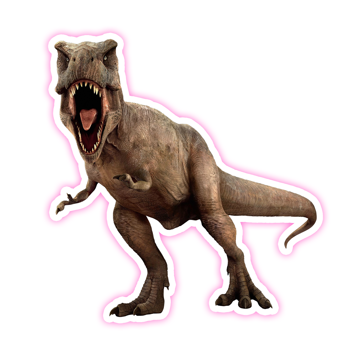 Jurassic Park T-Rex Tyrannosaurus Rex Die Cut Sticker (1313)