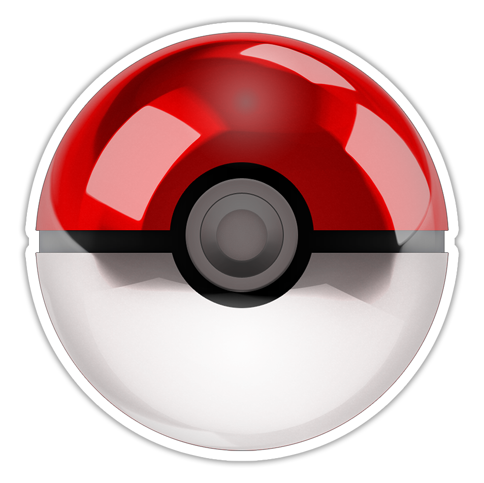 Pokemon Ball Die Cut Sticker (1319)