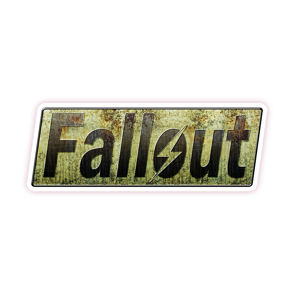 Fallout Logo Die Cut Sticker (1320)