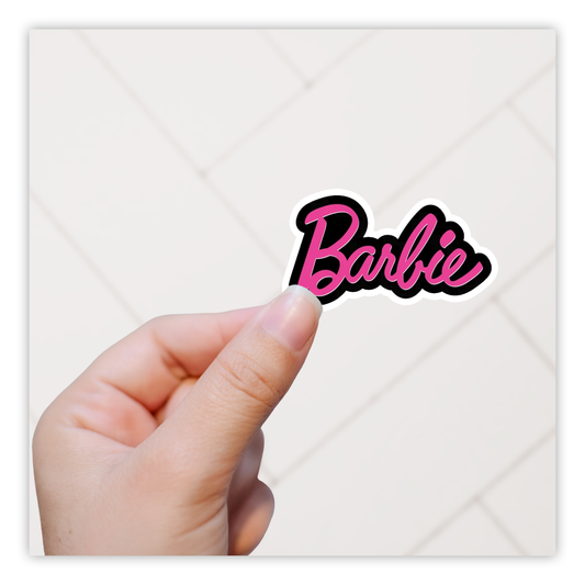 Current Barbie Logo Die Cut Sticker (133)